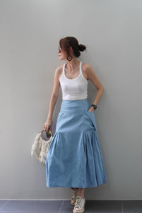 Stella soft denim skirt