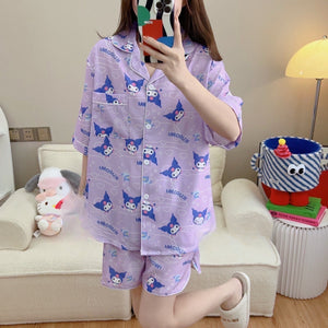 Pajama- top and shorts