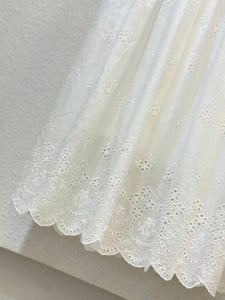 Laura eyelet skirt