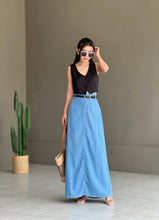 Load image into Gallery viewer, Alonso Soft Denim Skirt
