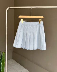 Leslie soft denim skort