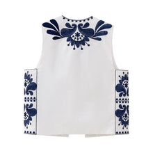 Load image into Gallery viewer, Naomi embroidered vest
