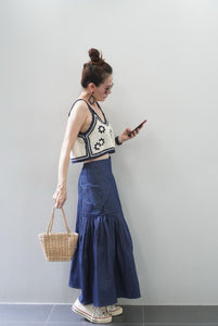 Stella soft denim skirt